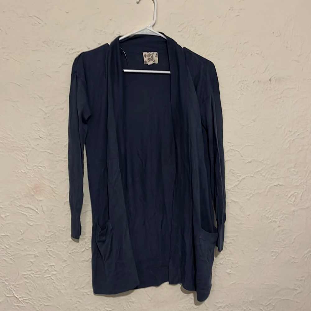 Hippie Rose navy blue cardigan (small)